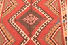 Kilim Orange Runner Hand Knotted 49 X 96  Area Rug 100-76541 Thumb 6