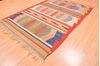 Kilim Red Hand Knotted 511 X 88 Area Rug 100-76543 Thumb 2
