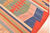 Kilim Red Hand Knotted 511 X 88 Area Rug 100-76543 Thumb 3