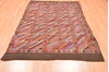 Kilim Brown Hand Knotted 46 X 69  Area Rug 100-76544 Thumb 1