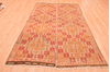 Kilim Orange Hand Knotted 51 X 83  Area Rug 100-76545 Thumb 3