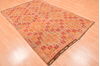 Kilim Orange Hand Knotted 51 X 83  Area Rug 100-76545 Thumb 4