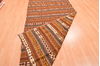 Kilim Brown Runner Flat Woven 410 X 120 Area Rug 100-76549 Thumb 7