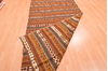 Kilim Brown Runner Flat Woven 410 X 120  Area Rug 100-76549 Thumb 7