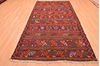 Kilim Red Runner Hand Knotted 50 X 100  Area Rug 100-76551 Thumb 6