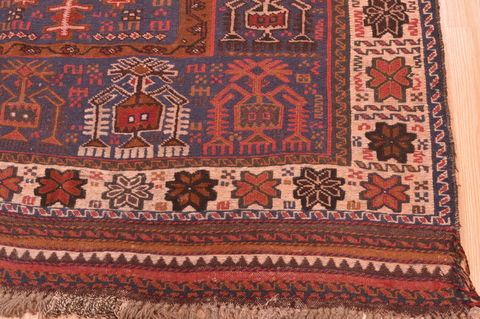 Kilim Brown Hand Knotted 46 X 86 Area Rug 100-76552 Image 2