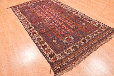 Kilim Brown Hand Knotted 46 X 86 Area Rug 100-76552 Image 4