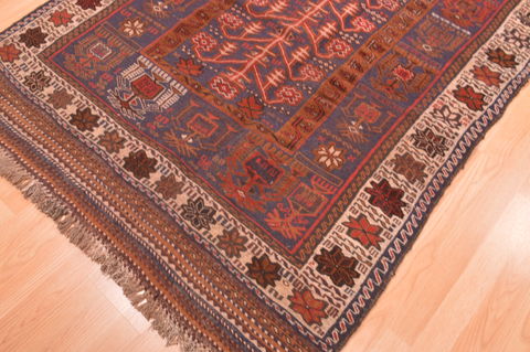 Kilim Brown Hand Knotted 46 X 86 Area Rug 100-76552 Image 6