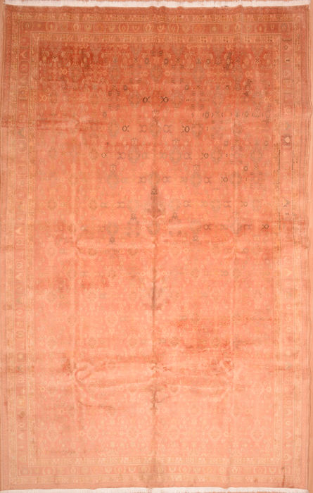 Qashqai Orange Hand Knotted 911 X 152 Area Rug 100-76553 Image 0