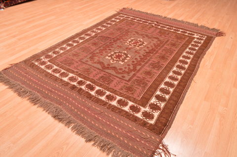 Kilim Brown Hand Knotted 54 X 710 Area Rug 100-76555 Image 10