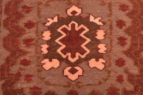 Kilim Brown Hand Knotted 54 X 710 Area Rug 100-76555 Image 7