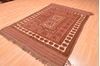 Kilim Brown Hand Knotted 54 X 710  Area Rug 100-76555 Thumb 10