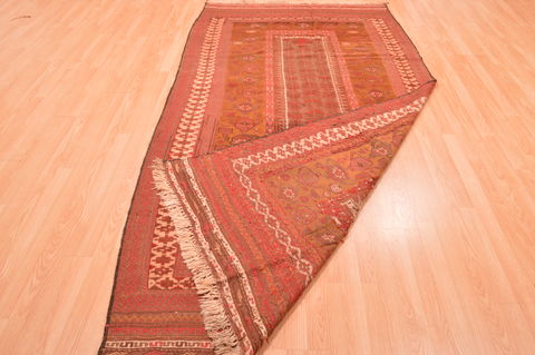 Kilim Beige Runner Hand Knotted 51 X 97 Area Rug 100-76556 Image 10