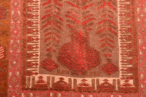 Kilim Beige Runner Hand Knotted 51 X 97 Area Rug 100-76556 Image 6