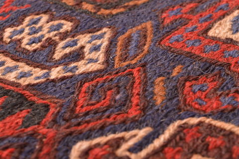 Kilim Red Hand Knotted 510 X 86 Area Rug 100-76557 Image 10