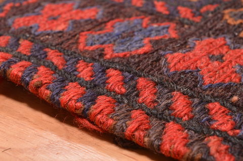 Kilim Red Hand Knotted 510 X 86 Area Rug 100-76557 Image 9