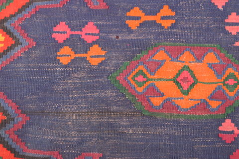 Kilim Red Hand Knotted 63 X 98 Area Rug 100-76558 Image 5