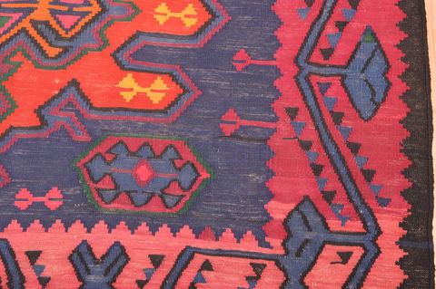Kilim Red Hand Knotted 63 X 98 Area Rug 100-76558 Image 6