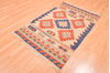Kilim Beige Hand Knotted 37 X 56 Area Rug 100-76559 Thumb 2