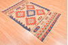Kilim Beige Hand Knotted 37 X 56 Area Rug 100-76559 Thumb 3