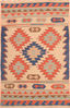 Kilim Beige Hand Knotted 37 X 56 Area Rug 100-76559 Thumb 0