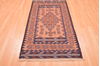 Kilim Brown Hand Knotted 31 X 57 Area Rug 100-76561 Thumb 3