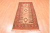 Kilim Beige Hand Knotted 28 X 58  Area Rug 100-76563 Thumb 7