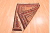 Kilim Red Square Hand Knotted 33 X 33  Area Rug 100-76564 Thumb 8