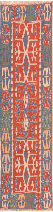 Kilim Blue Hand Knotted 37 X 53 Area Rug 100-76566 Image 0