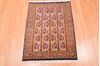 Qum Red Hand Knotted 25 X 31  Area Rug 100-76570 Thumb 2