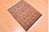 Qum Red Hand Knotted 25 X 31 Area Rug 100-76570 Thumb 3