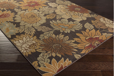Surya Arabesque Black 110 X 211 Area Rug ABS3029-110211 800-76621 Image 1