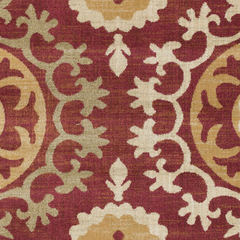 Surya Arabesque Red 53 X 73 Area Rug ABS3030-5373 800-76627 Image 2