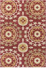 Surya Arabesque Red 53 X 73 Area Rug ABS3030-5373 800-76627 Thumb 0