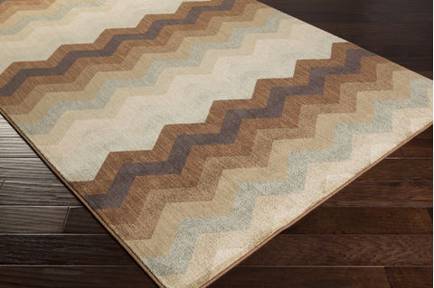 Surya Arabesque Brown 67 X 96 Area Rug ABS3032-6796 800-76636 Image 1