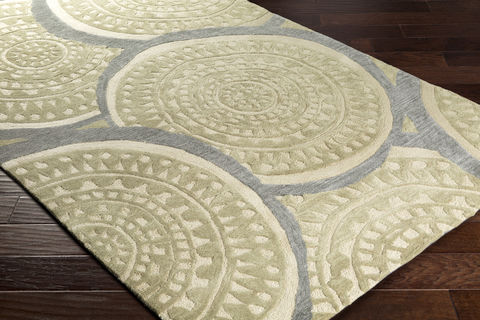 Surya Alexandra Green 20 X 30 Area Rug ALX1007-23 800-76887 Image 1