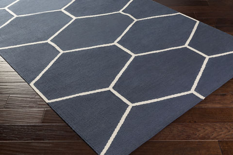 Surya Atrium Blue 50 X 76 Area Rug ATM3012-576 800-77248 Image 1