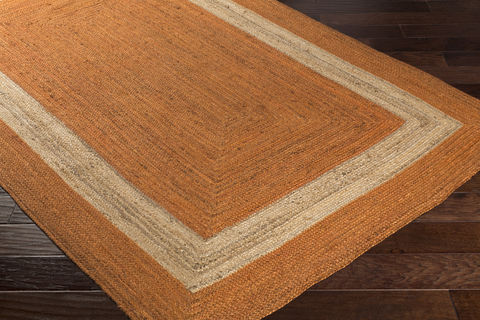 Surya Brice Orange 80 X 100 Area Rug BIC7008-810 800-77481 Image 1