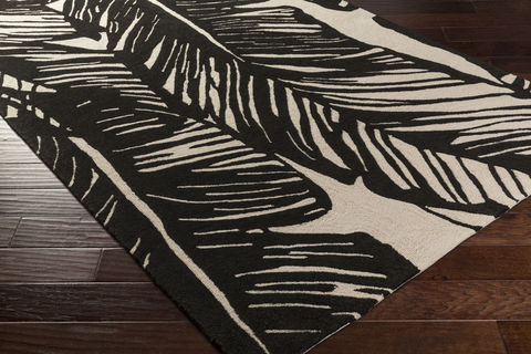 Surya Courtyard Black 80 X 100 Area Rug CTY4029-810 800-78828 Image 1