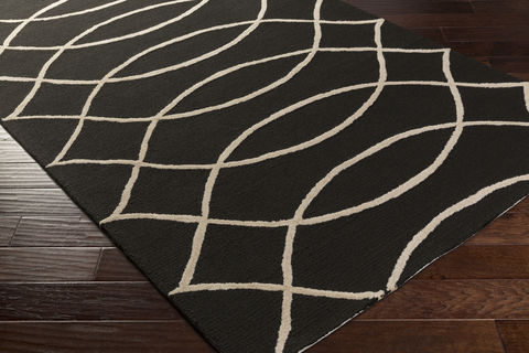 Surya Courtyard Black 50 X 76 Area Rug CTY4038-576 800-78835 Image 1
