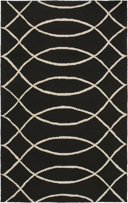 Surya Courtyard Black 50 X 76 Area Rug CTY4038-576 800-78835 Image 0
