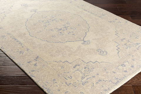 Surya Edith White 80 X 100 Area Rug EDT1002-810 800-79035 Image 1