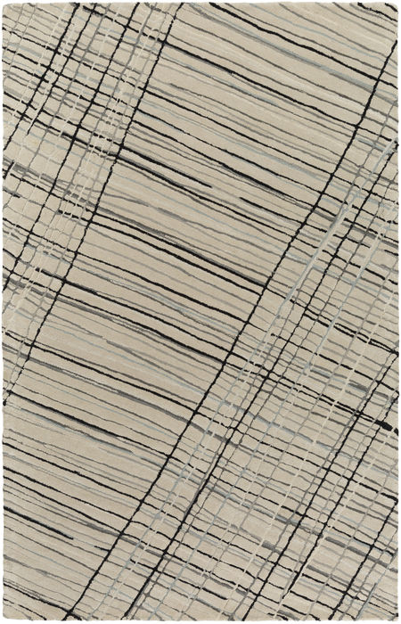Surya Flying Colors Grey 50 X 76 Area Rug EGF1002-576 800-79109 Image 0