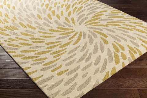 Surya Flying Colors White 50 X 76 Area Rug EGF1004-576 800-79115 Image 1