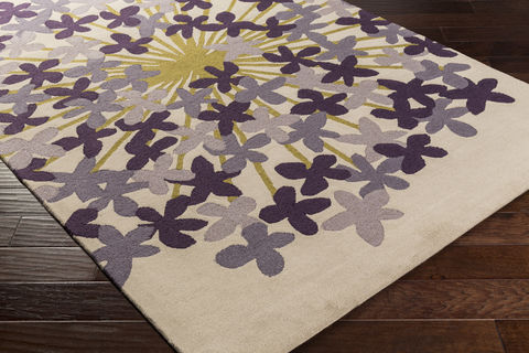 Surya Kismet White 50 X 76 Area Rug EGK1001-576 800-79133 Image 1