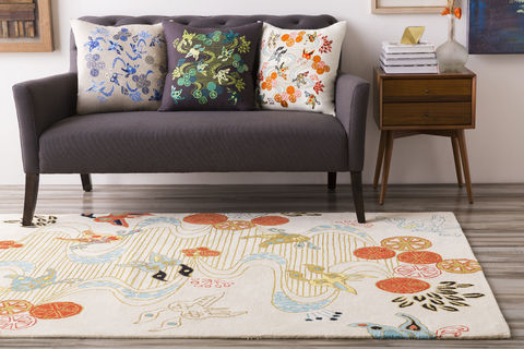 Surya Kismet White 20 X 30 Area Rug EGK1003-23 800-79135 Image 2