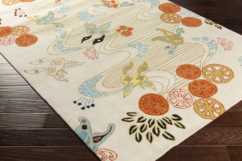 Surya Kismet White 50 X 76 Area Rug EGK1003-576 800-79136 Image 1