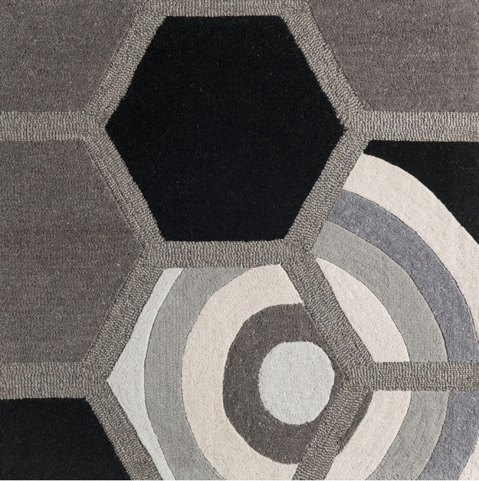 Surya Kismet Black 80 X 100 Area Rug EGK1007-810 800-79149 Image 2