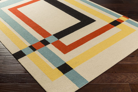 Surya Kismet White 80 X 100 Area Rug EGK1017-810 800-79158 Image 1