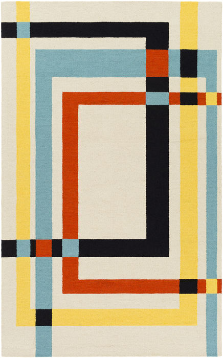 Surya Kismet White 80 X 100 Area Rug EGK1017-810 800-79158 Image 0